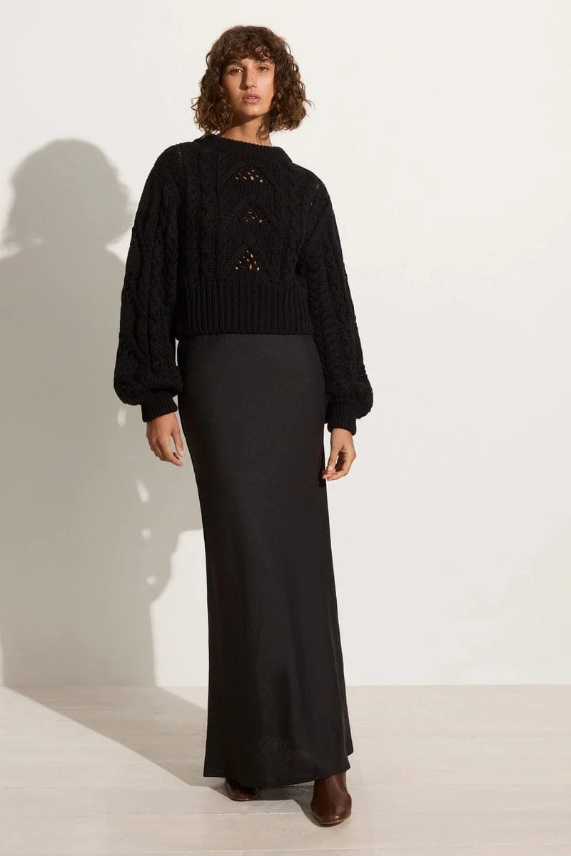 Alanna Knit Jumper Black - Final Sale