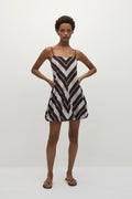 Aniela Mini Dress Athens Stripe - Final Sale